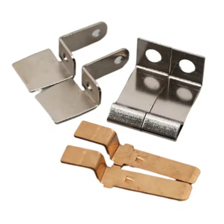 Aluminium L Shaped Brackets Brushed Metal Stamping Parts